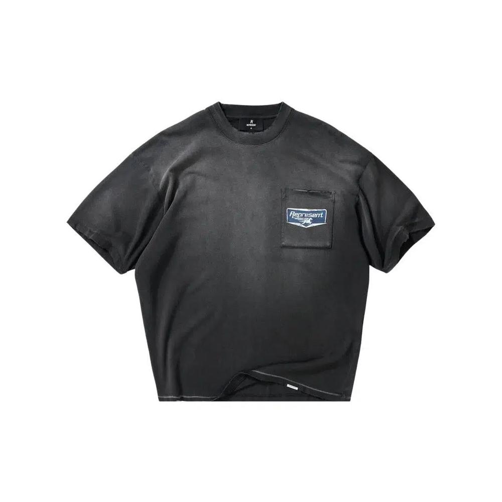 Футболки с коротким рукавом Represent Clo Nothing Faster T-Shirt 'Stained Black' 1