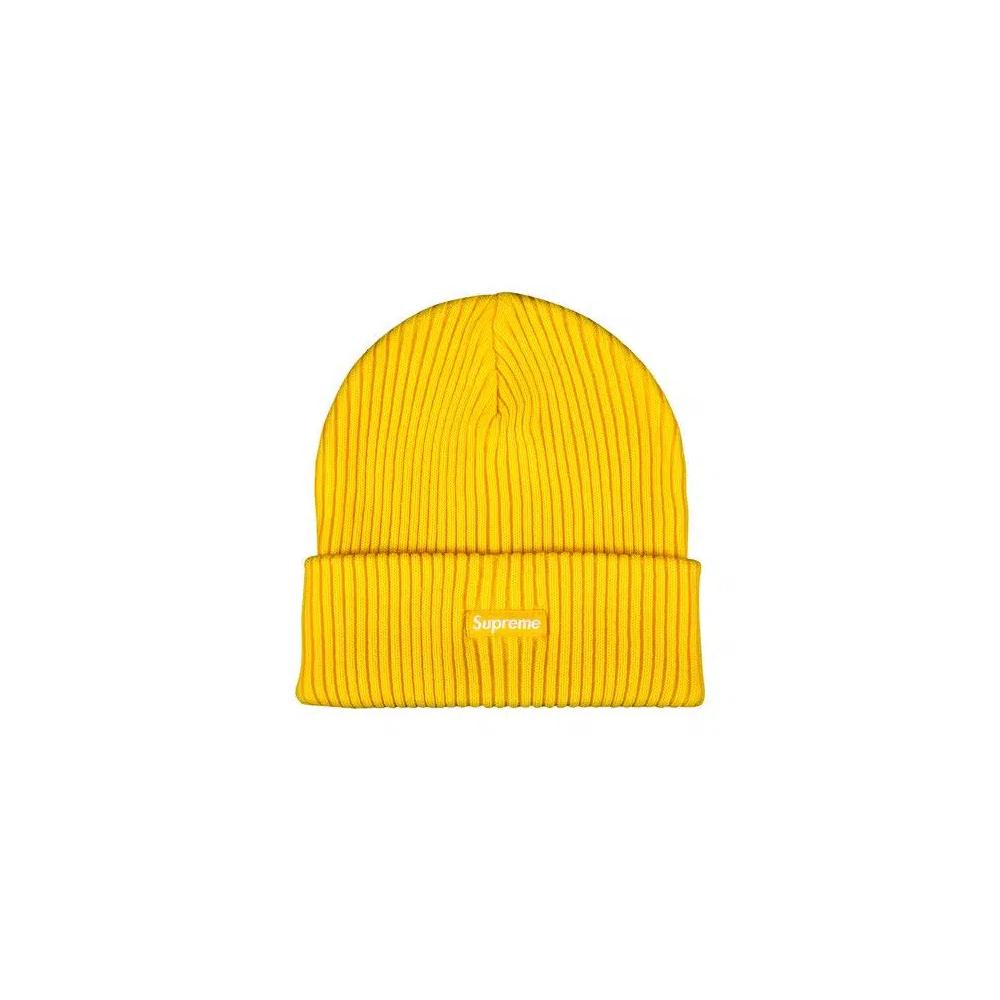 Бини Supreme Wide Rib Beanie 'Yellow' 1