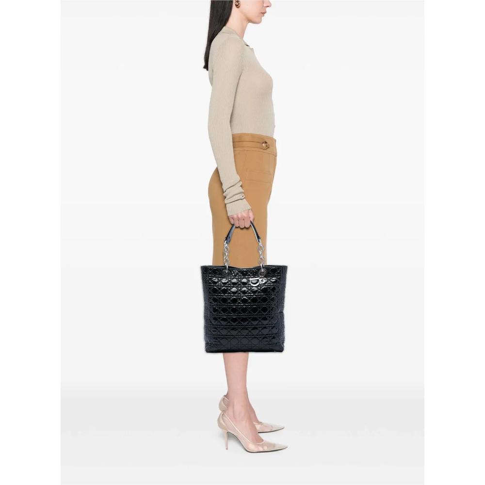 Большая сумка-тоут Cannage Lady Dior Soft Shopping (2010 год) 2