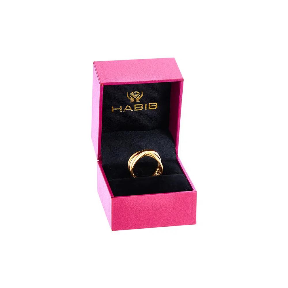HABIB 999/24K Желтое золото Кольцо LTR100624 5
