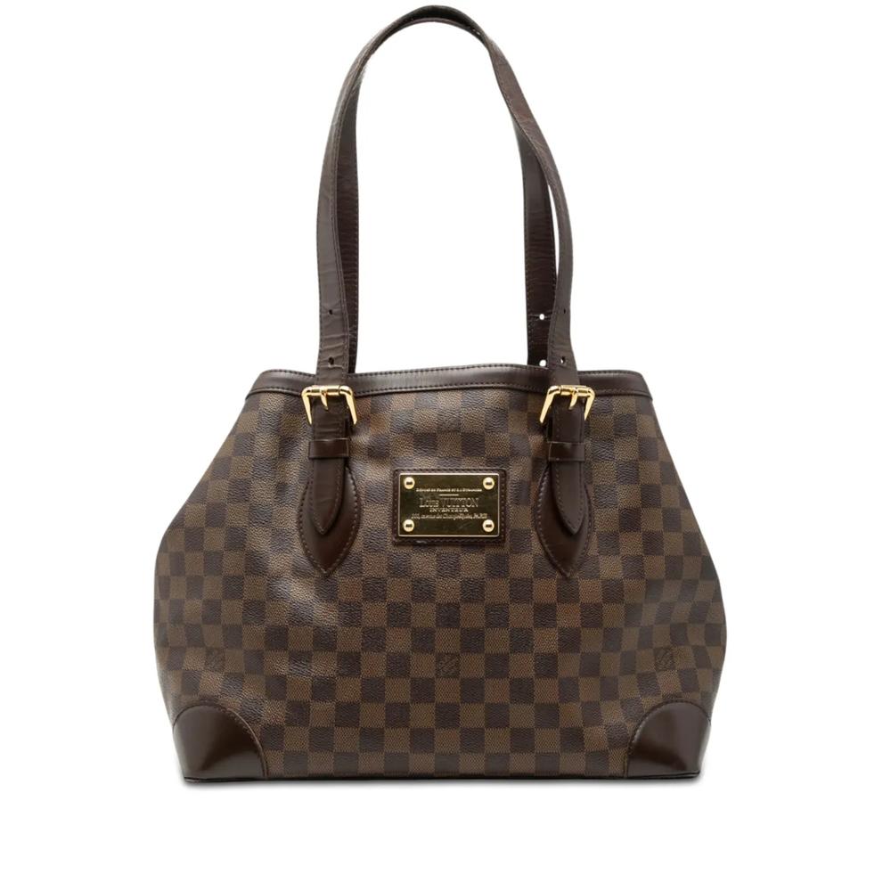 Сумка-тоут Damier Ebene Hampstead MM (2007 год) 1