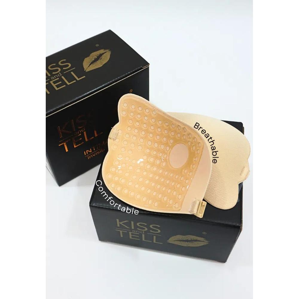 Набор из 3 штук Angel Push Up Nubra: 1 черный и 2 телесных бесшовных невидимых многоразовых самоклеящихся бюстгальтера для свадьбы 5