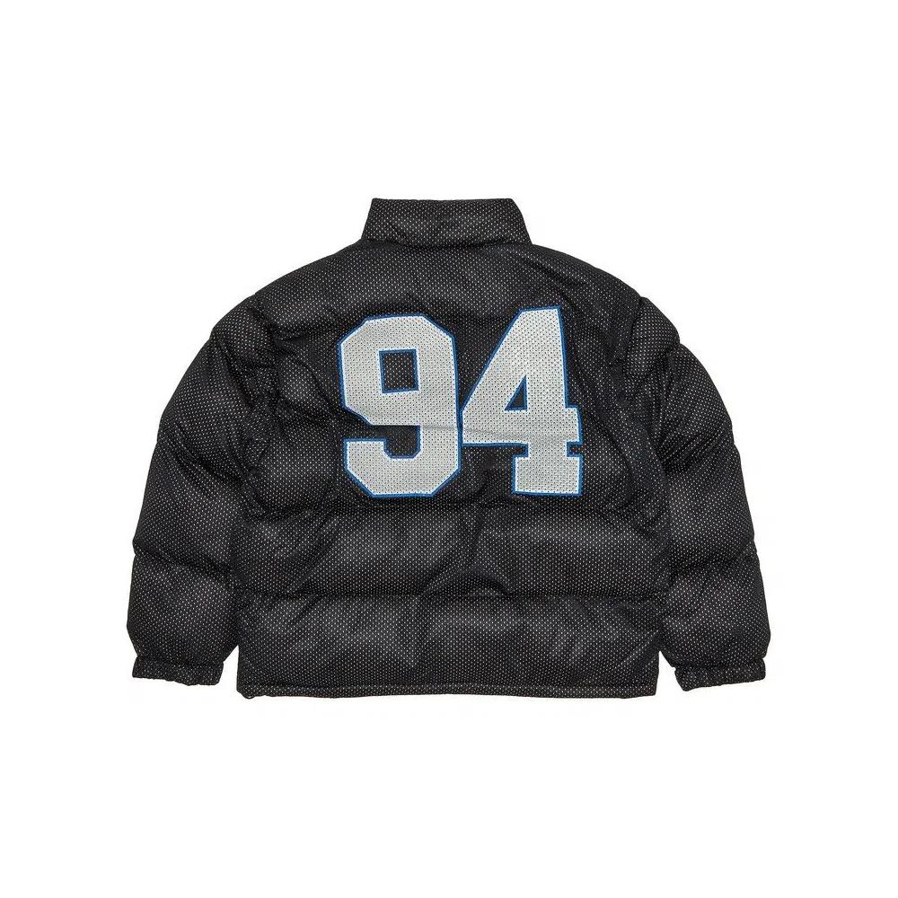 Пуховики Supreme Mesh Jersey Puffer Jacket 'Black' 2