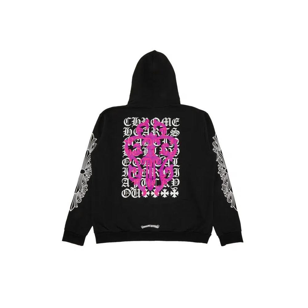 Худи Chrome Hearts Floral Logo 'Black' 2