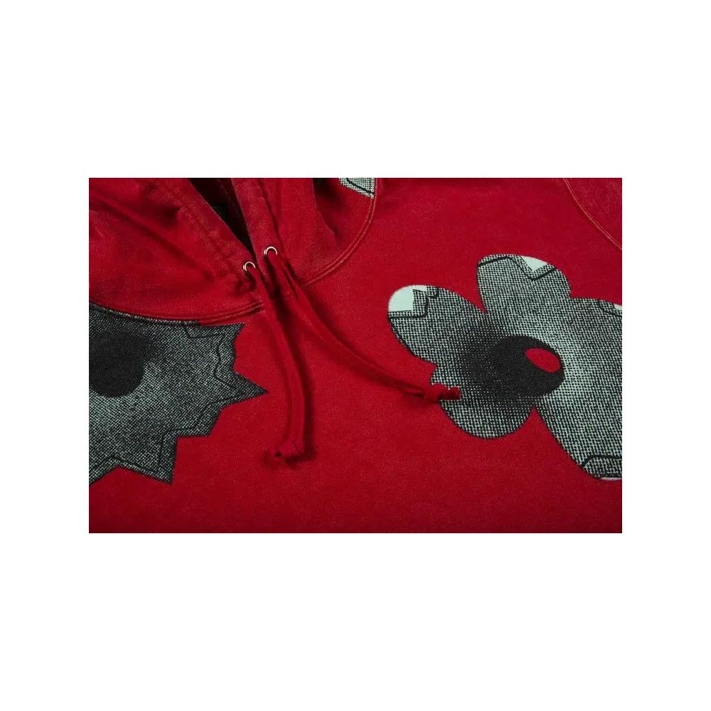 Худи Supreme x Nate Lowman Hooded Sweatshirt 'Red' 3