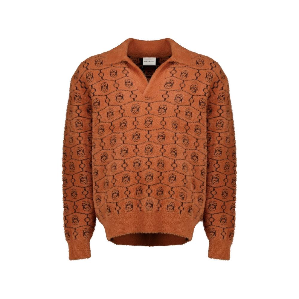 monogram-jacquard wool sweater 1
