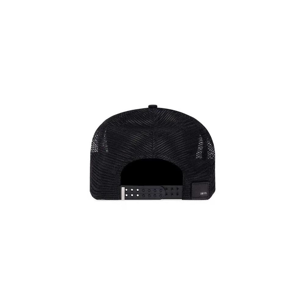 Кепки Amiri 3 Star Trucker Hat «Black» 2