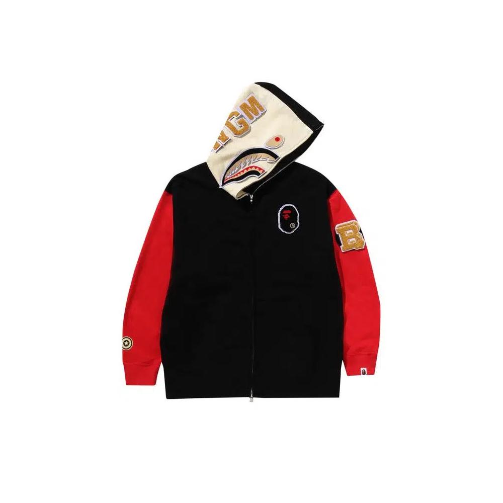 Зип-худи BAPE Shark Full Zip Hoodie China 'Black' 3