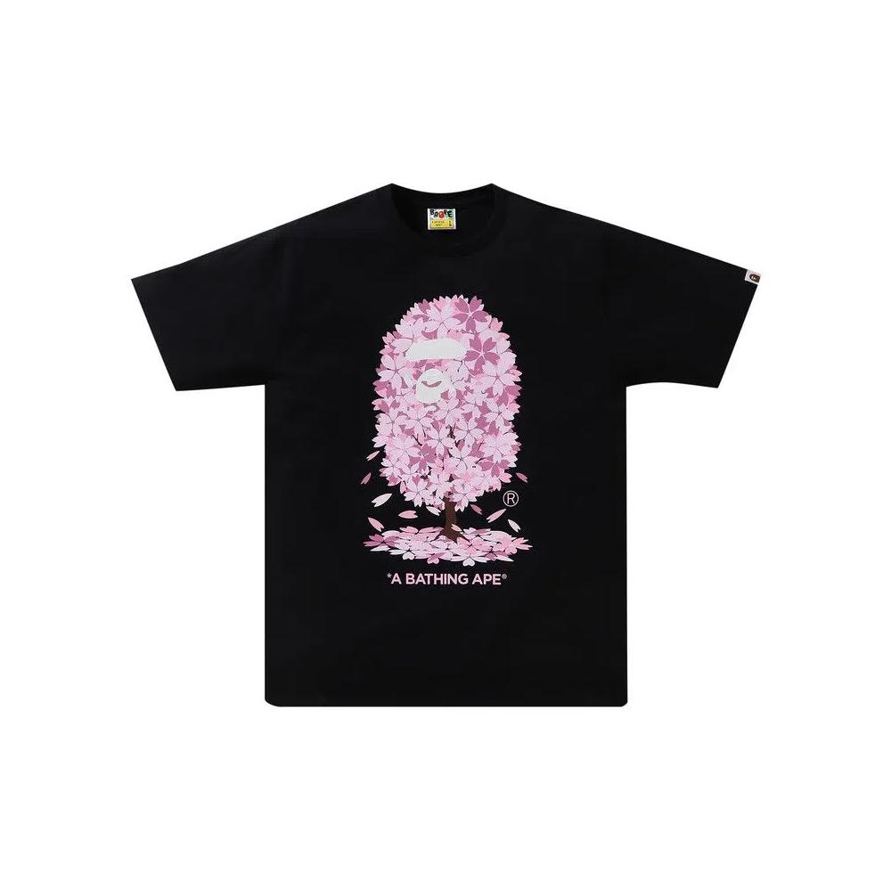 Футболка BAPE Sakura Tee 'Black' 1
