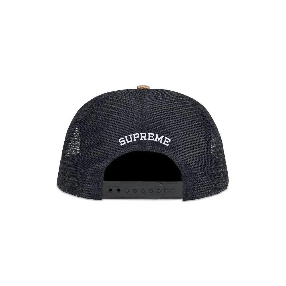 Кепки Supreme Raffia Mesh Back 5-Panel «Tan» 2