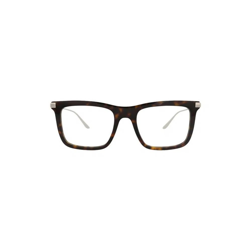 Очки Gucci Square-Frame Recycled Acetate Optical Frames 'Havana Silver Transparent' 1