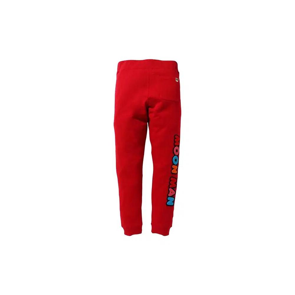 Спортивные штаны BAPE x Kid Cudi Slim Sweat Pants 'Red' 2