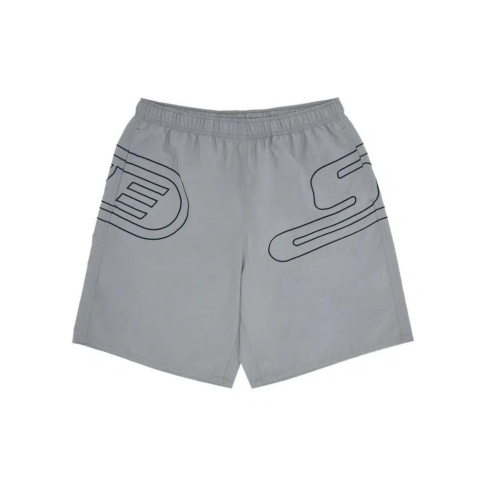 Шорты Supreme Big Logo Nylon Short 'Серый' 1