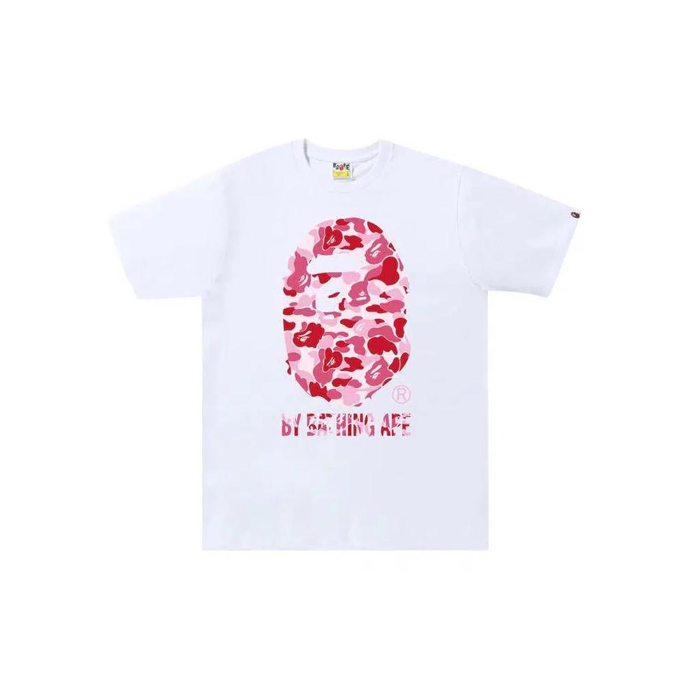 Футболки BAPE ABC Camo By Bathing Ape Tee 'White/Pink' 1