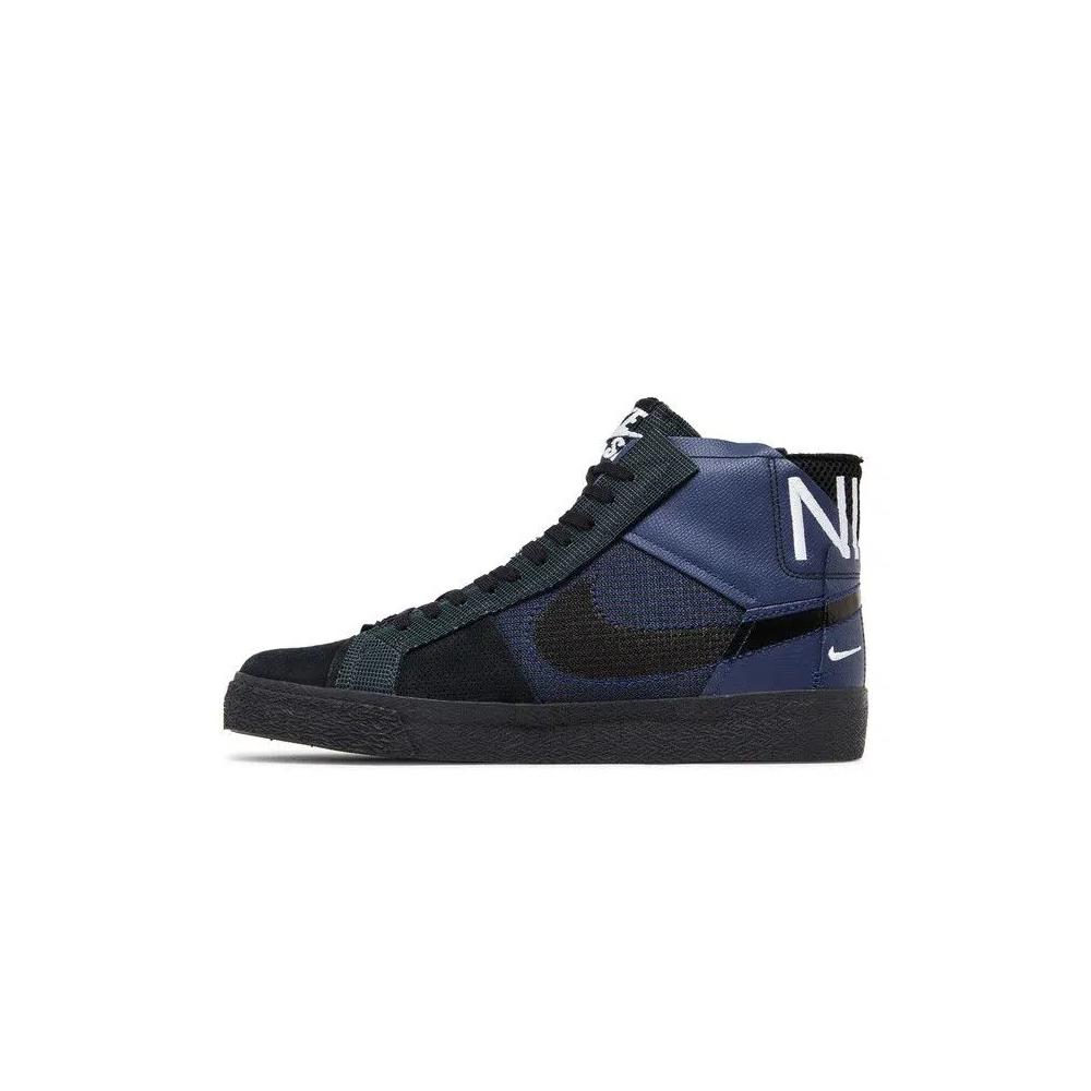 Кроссовки Nike Zoom Blazer Mid Premium SB 'Deconstructed - Midnight Navy Black' 3