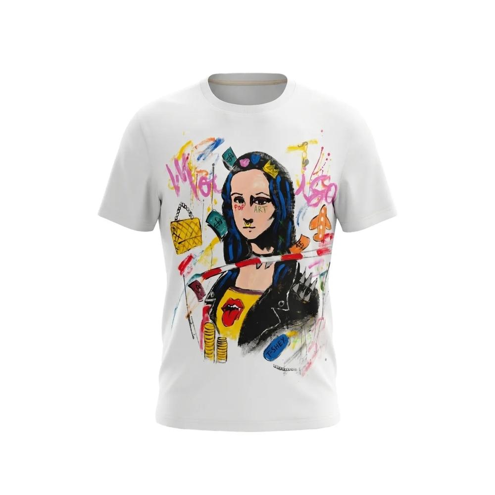 Футболка Mona Lisa с графичным принтом 1