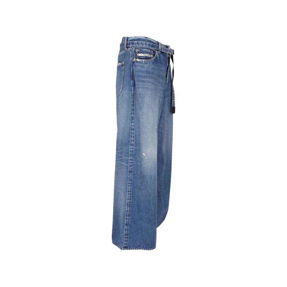 belted wide-leg jeans 3