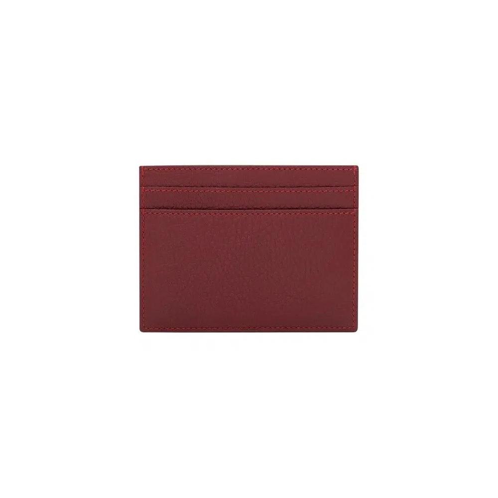 Кардхолдеры Saint Laurent Кожаный кардхолдер 'Bordeaux' 2