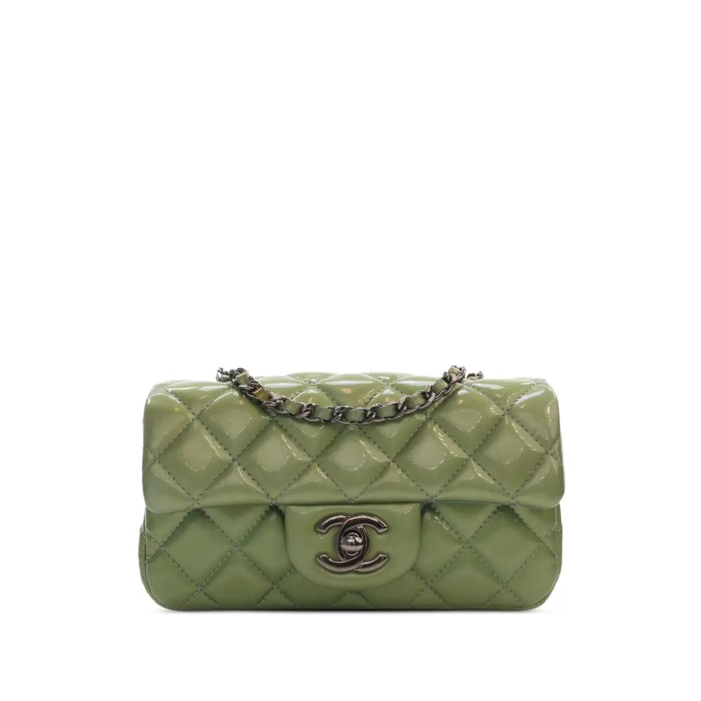 Сумка через плечо Mini Rectangular Classic Patent Single Flap (2012-2013 годы) 1