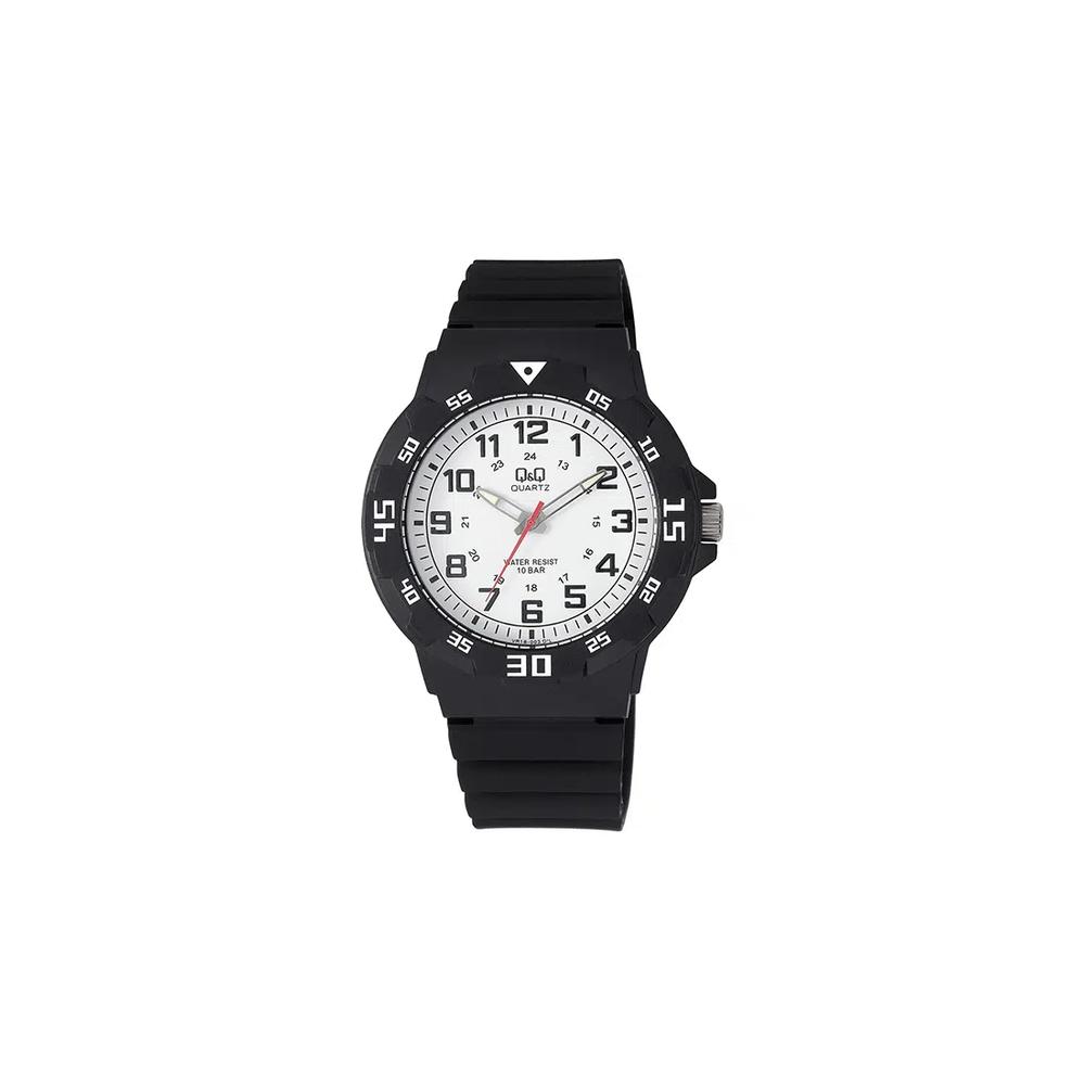 Часы от Citizen VR18J003Y Мужские аналоговые часы с черным резиновым ремешком 1
