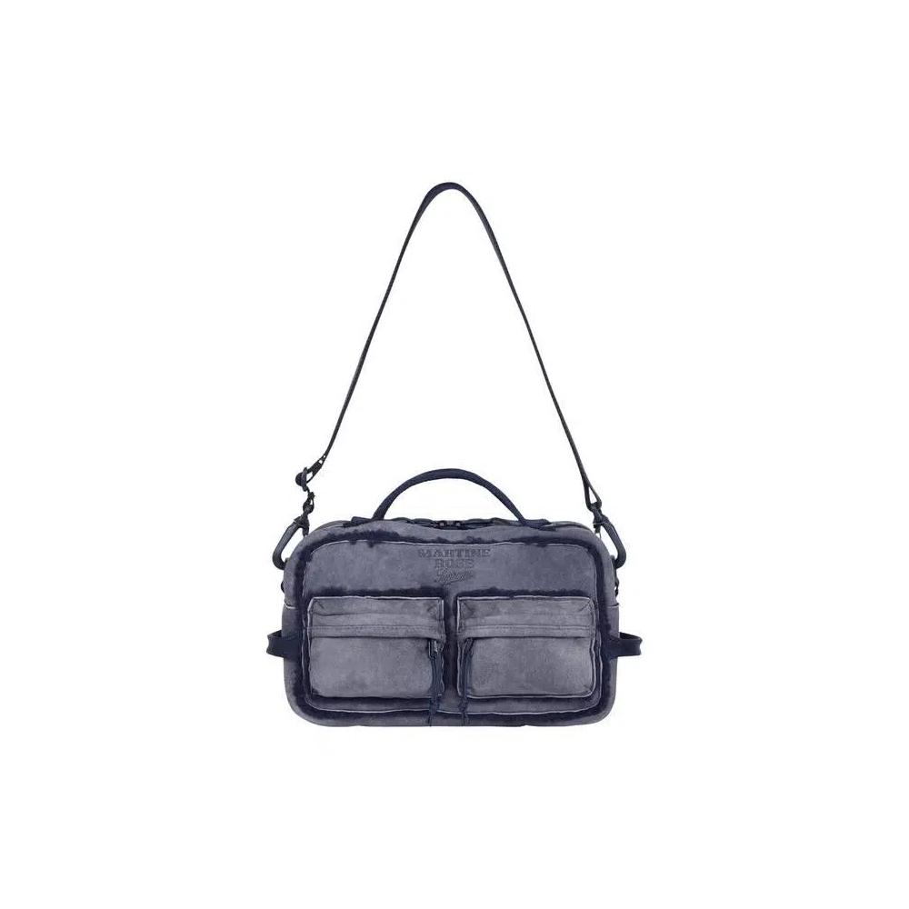 Duffles Supreme x Martine Rose Shearling Mini Duffle Bag 'Темно-синий' 1
