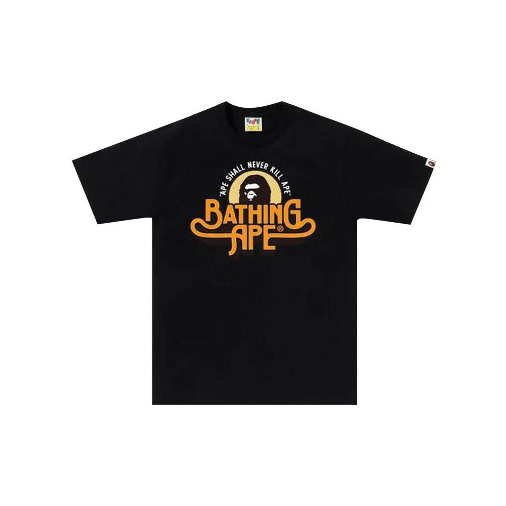 Топы BAPE Genuine Garment Logo Tee 'Черный' 1