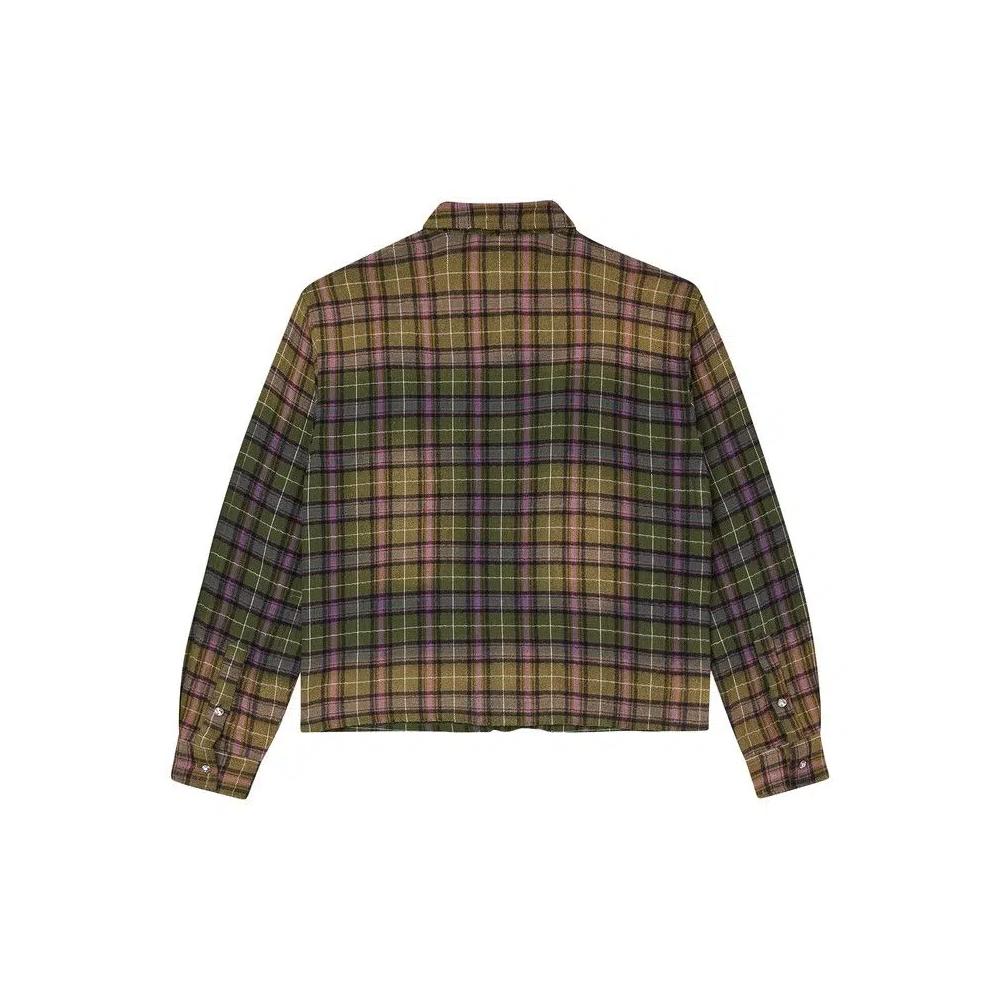 Фланелевые рубашки Vale Forever Green Fever Flannel 'Темно-зеленый/Фиолетовый' 2