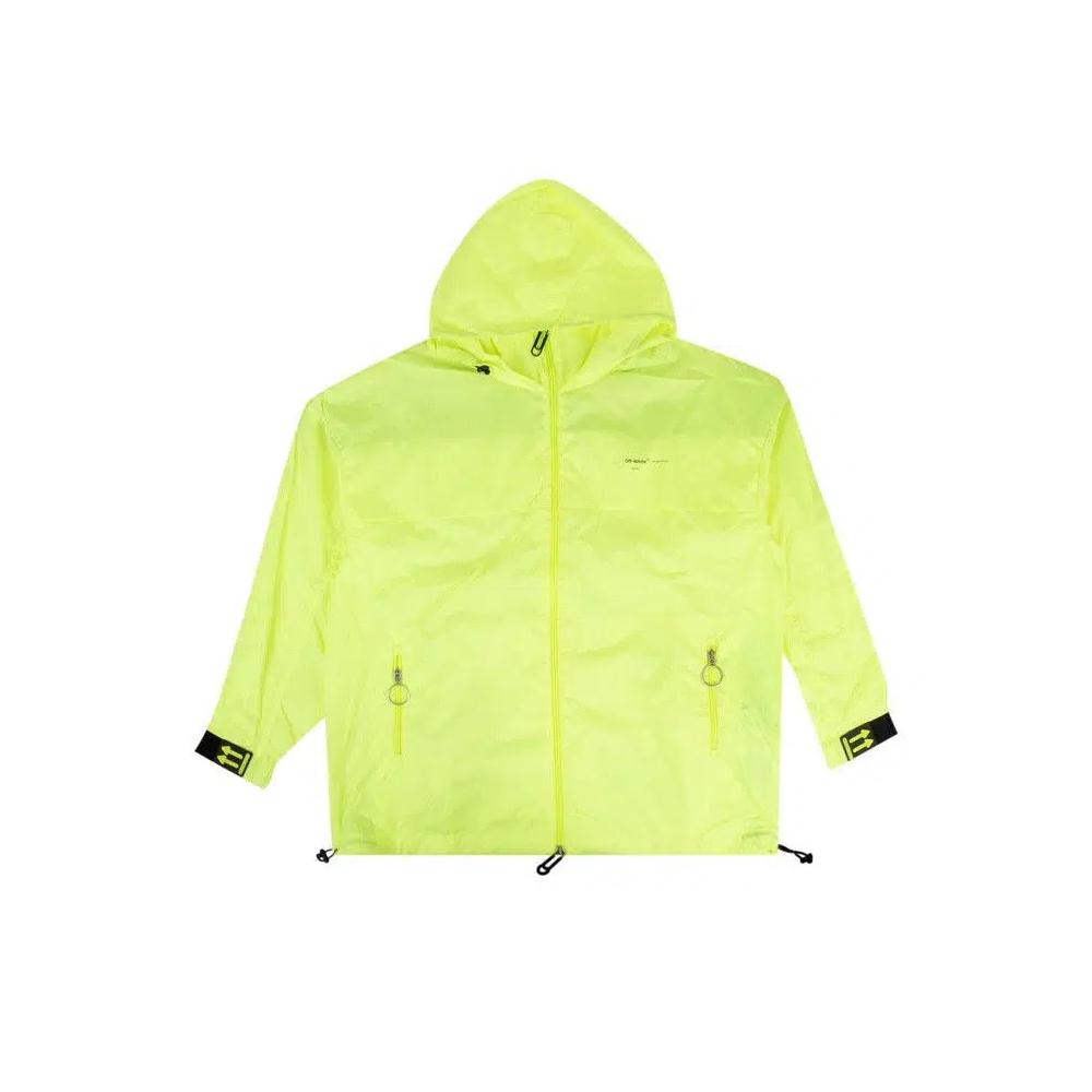 Анорак Off-White ветровка «Неоново-желтый» 1