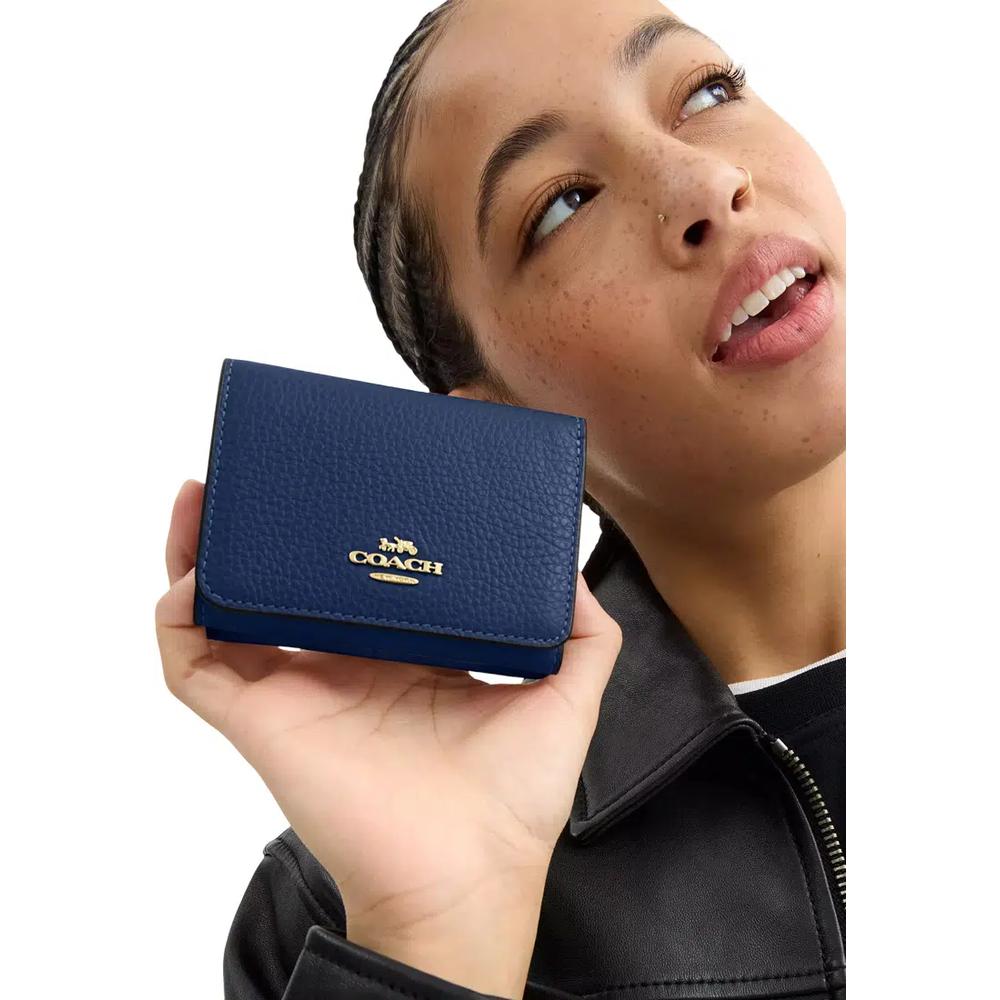 Держатель для карт в фирменном канвасе, цвет Tan/ Deep Blue CZ034 2