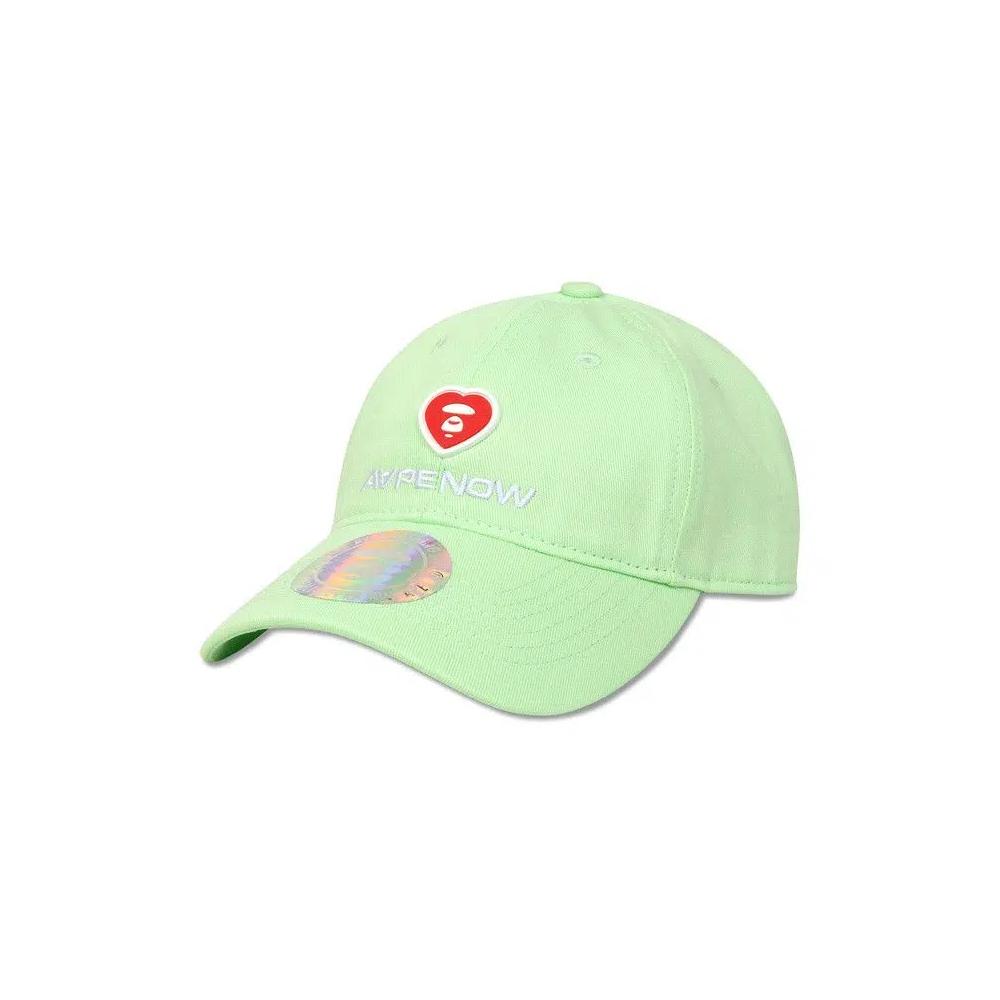 Кепки AAPE Moonface Patch Cap «Зелёный/Светлый» 1