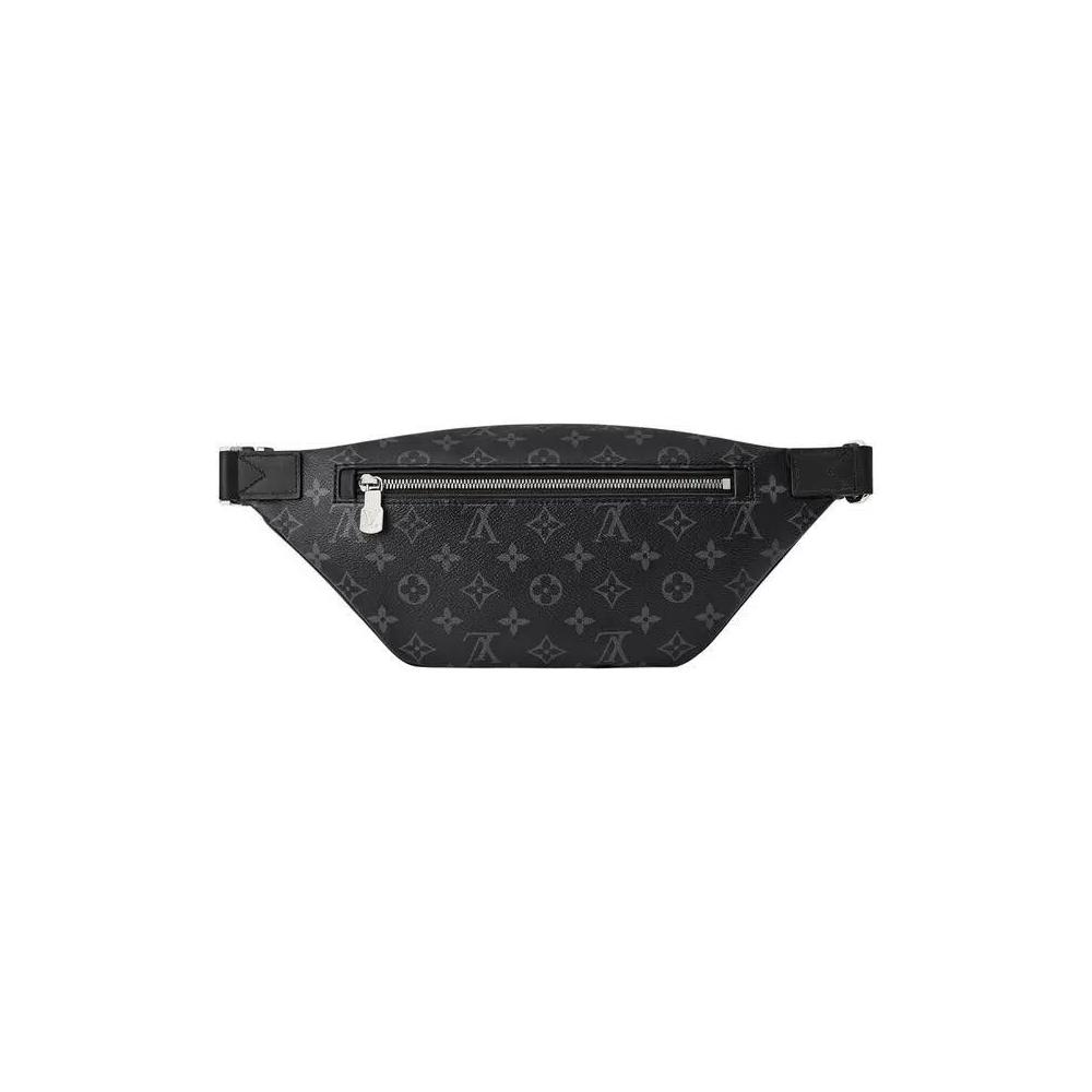 Сумка через плечо Louis Vuitton Discovery Bumbag 'Black Monogram Eclipse Canvas/Бамбуковый зеленый' 2