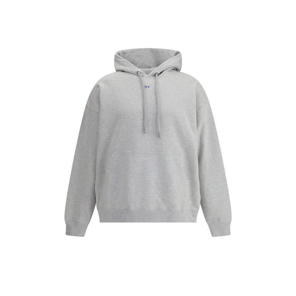 Топы Off-White Stencil Arrow Skate Hoodie 'Grey Melange' 1