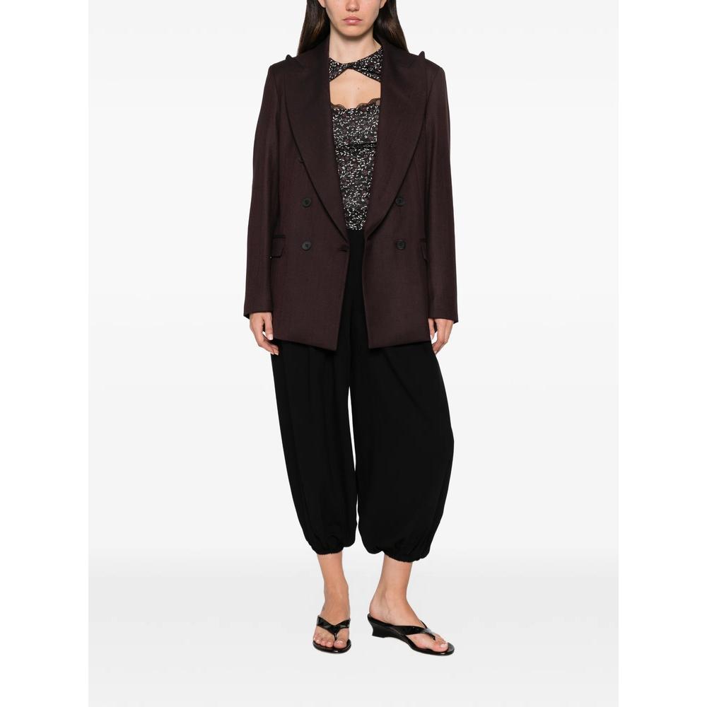 herringbone double-breasted blazer 2