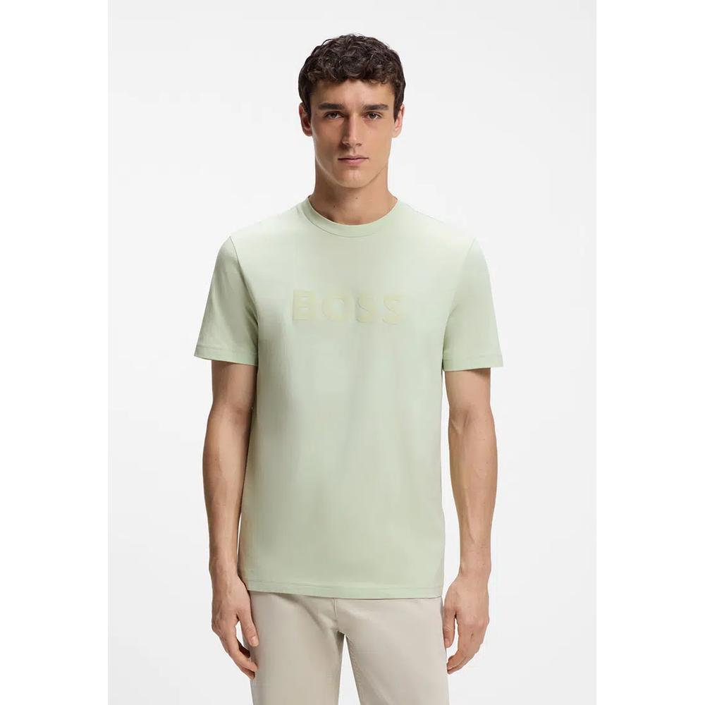 Футболка Cotton Logo Regular Fit T-Shirt - BOSS Orange 1