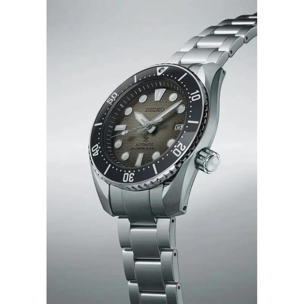 Seiko Prospex King Sumo 45 мм серый «градиентный» циферблат, стальной браслет, водонепроницаемость 200 м, механические часы SPB323J1 5