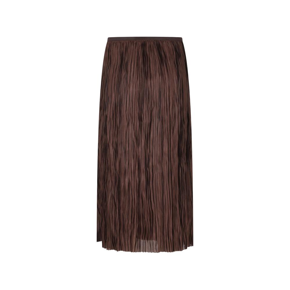 midi Pleated plissé-effect skirt 2