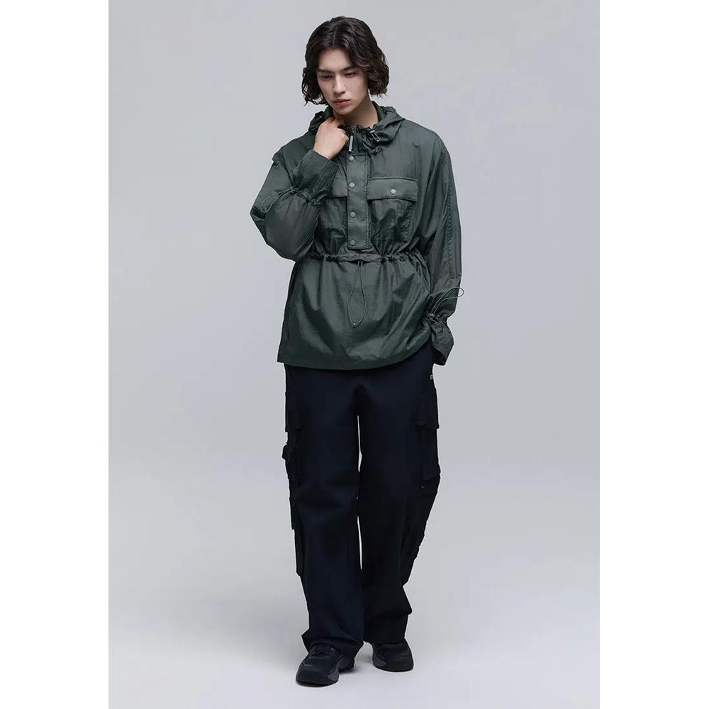 Унисекс куртка-анорак NRN Out Pocket Shirring Hooded Anorak Jacket 4