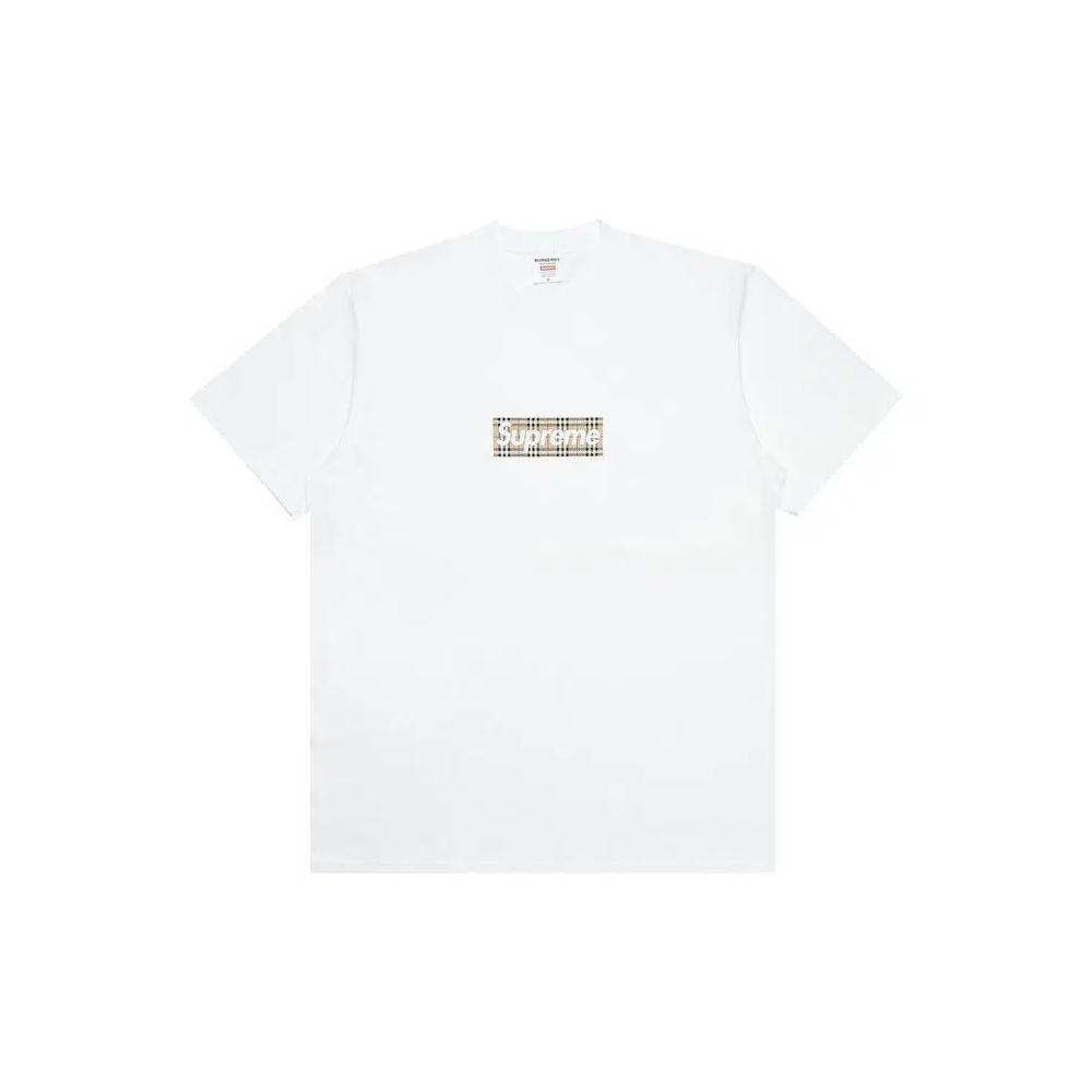 Футболки Supreme x Burberry Box Logo Tee 'White' 1