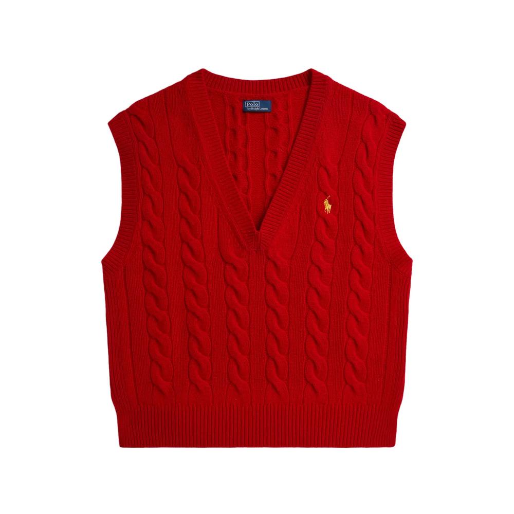 Свитер фактурной вязки с V-образным вырезом 1