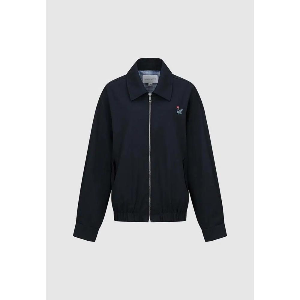 Двусторонняя вышитая куртка Harrington с клетчатым принтом 7