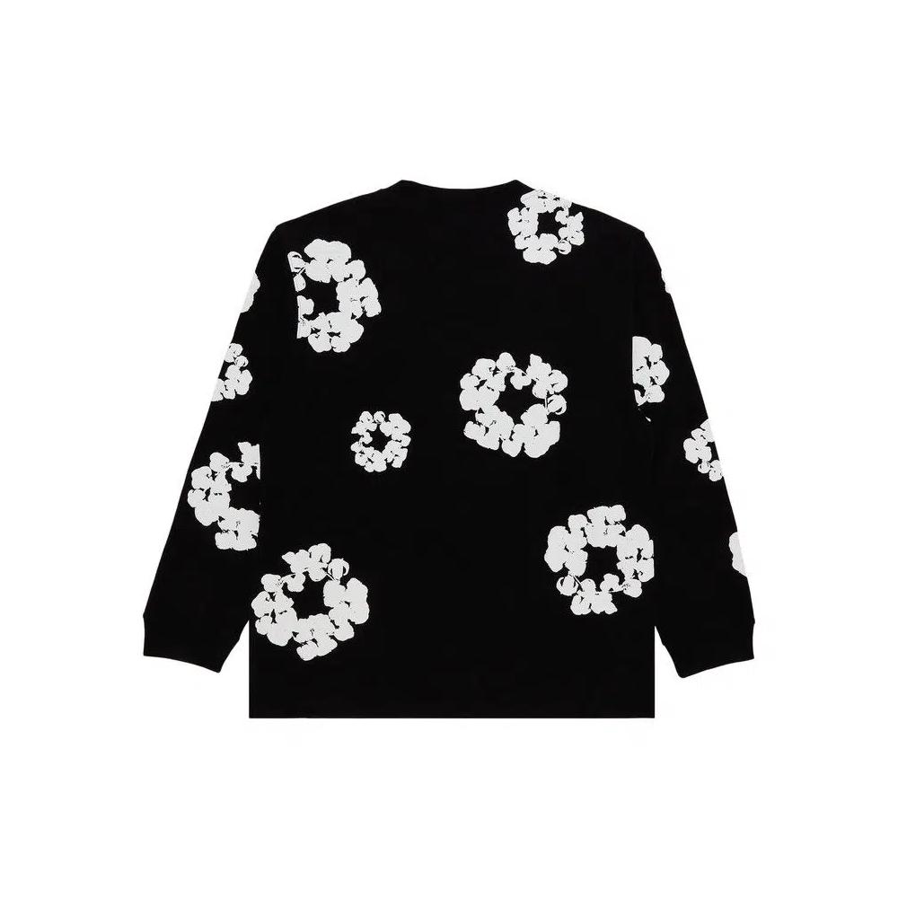 Топы Denim Tears Long-Sleeve Wreath Tee 'Black' 2