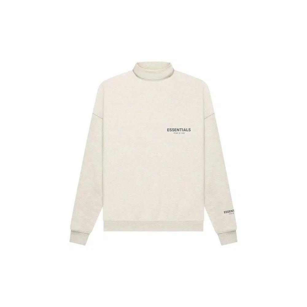 Свитшоты Fear of God Essentials Pullover Mockneck 'Light Heather Oatmeal' 1