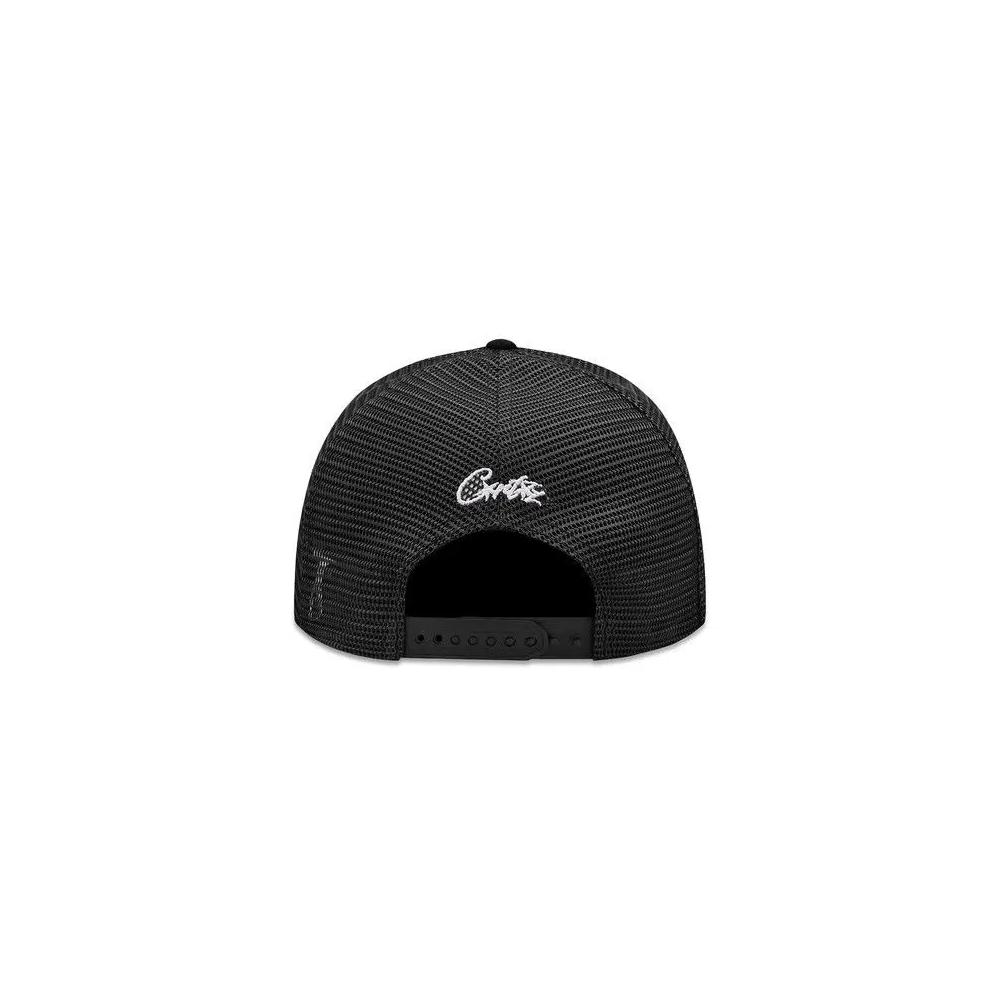 Кепки Corteiz Island Puff Print Trucker Hat 'Black' 2