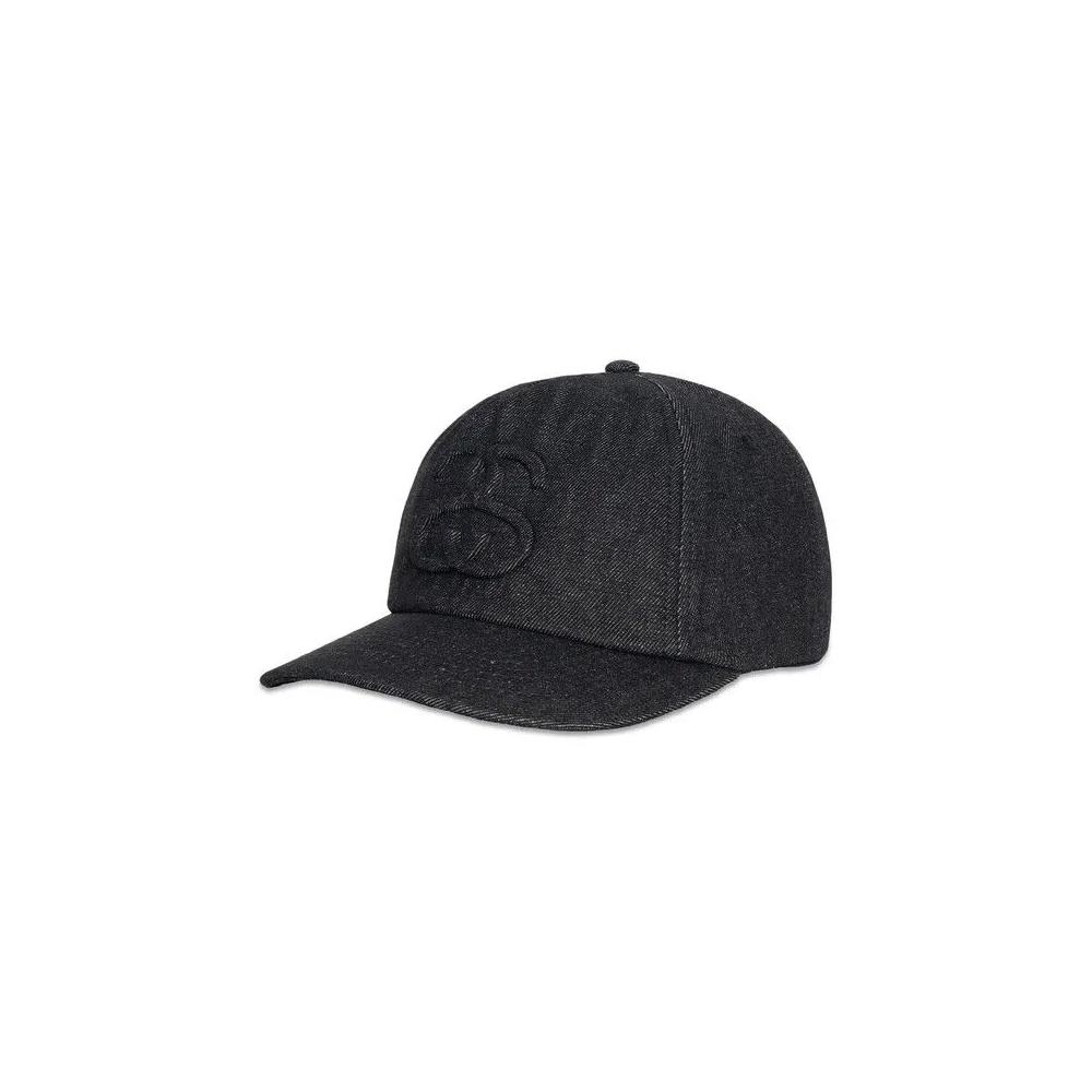 Кепки-снапбэки Stussy Low Pro Big Link Emboss Snapback 'Черный' 3