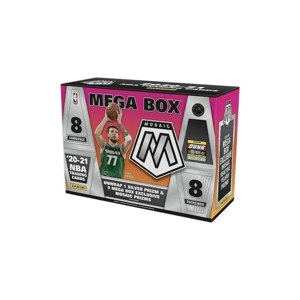 Спортивные карточки 2020-21 Panini Mosaic Basketball Target Mega Box (Reactive Yellow Prizms) 2