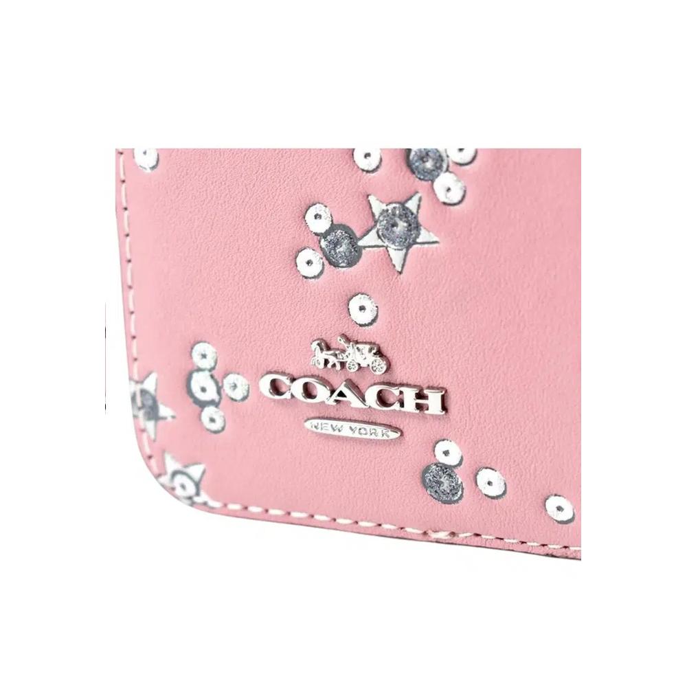 Чехол для карт Zip Card Case со звездным принтом - Пыльно-розовый/Мульти 6