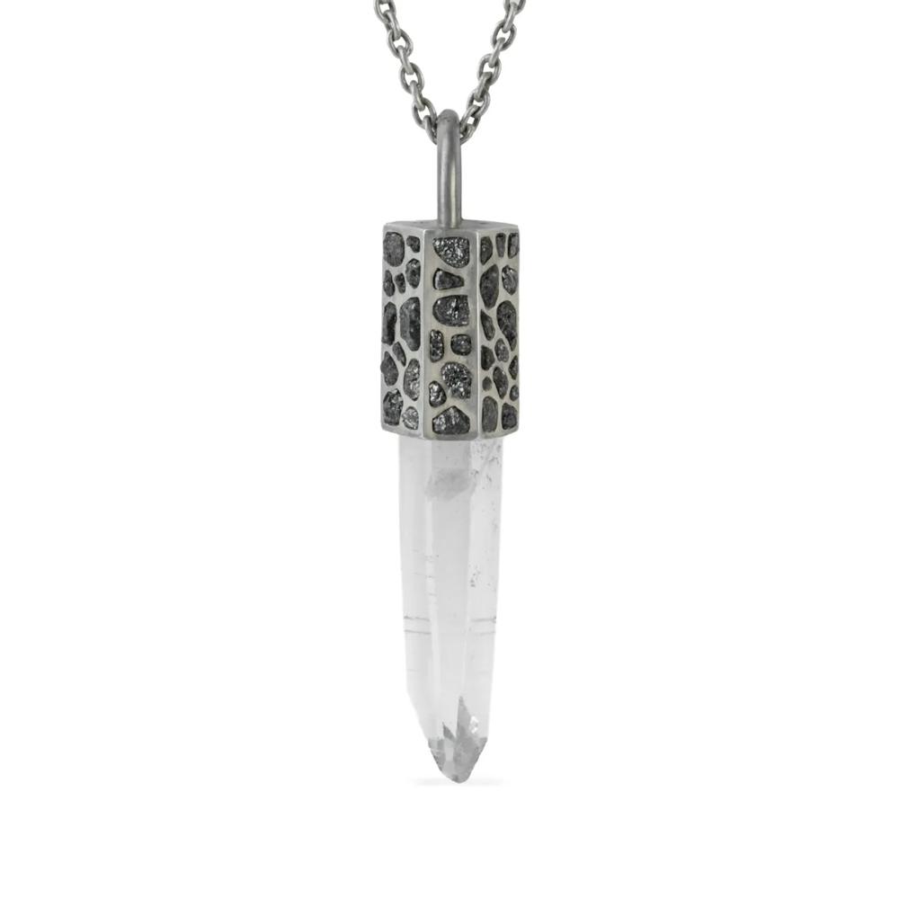 Серебряное колье Talisman с кварцем 1