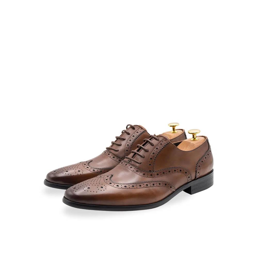 Salvador Wingtip Темно-Каштановый Оксфорд 2