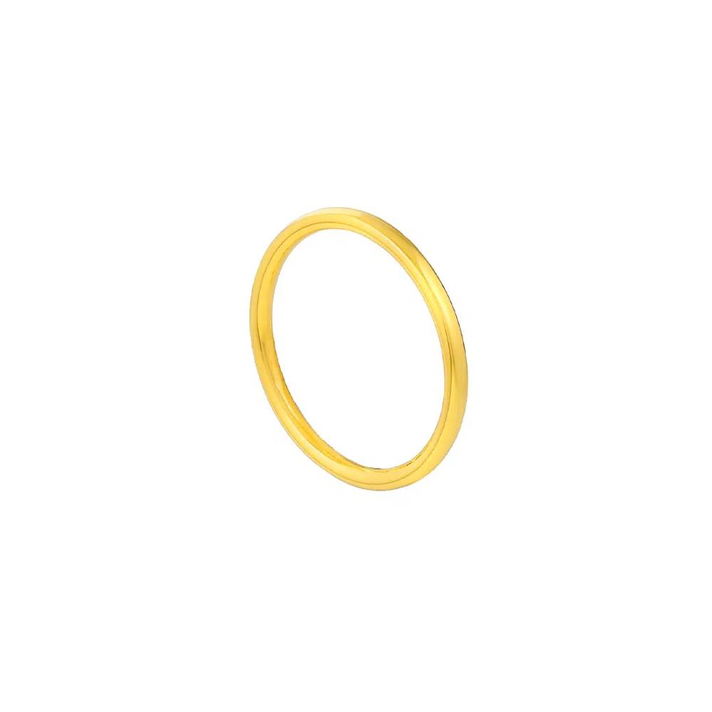 TOMEI Plain Band кольцо, жёлтое золото 916/22K 2