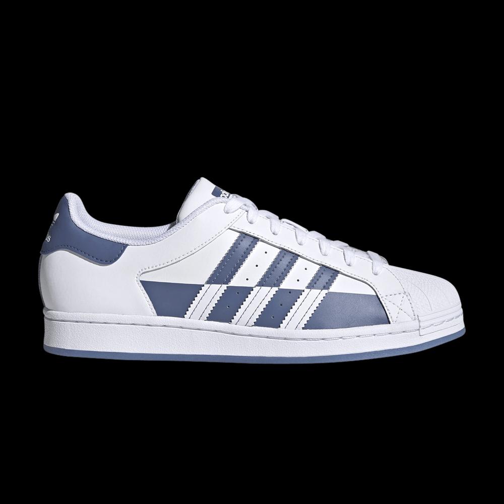 Кроссовки Adidas Superstar 'Split - White Crew Blue' 1